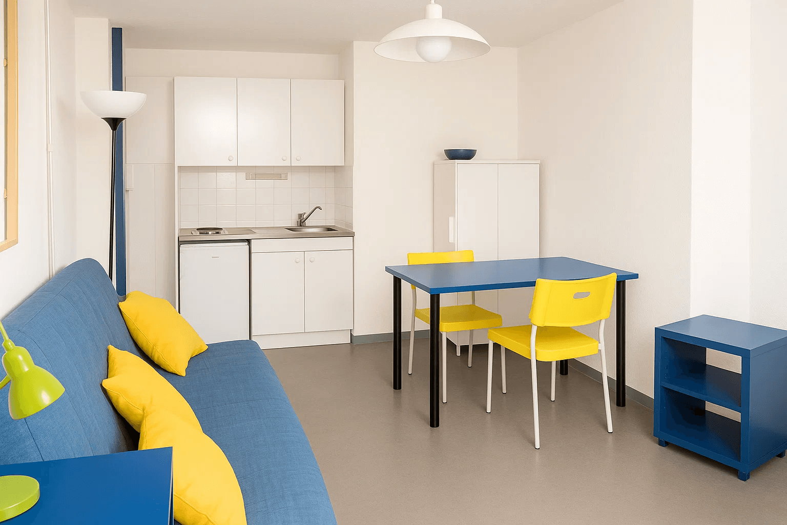 Appartement meublé 2 pièces - Espace salon