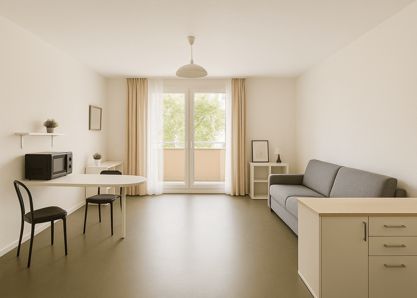 Appartement meublé 2 pièces - T2 - 35m2